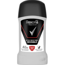 Антиперспірант-стік чоловічий Rexona MEN Активний захист Невидимий на чорному та білому, 50 мл
